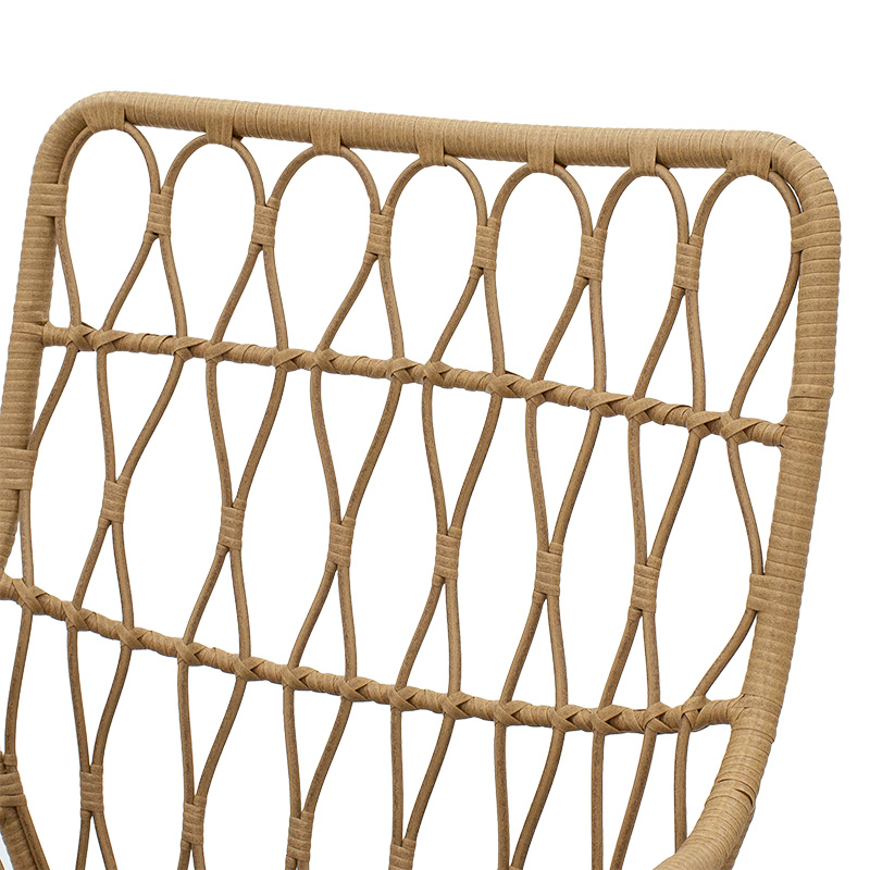Фотелја naoki метал/pe rattan перниче сива боја Фотелја naoki метал/pe rattan перниче сива боја