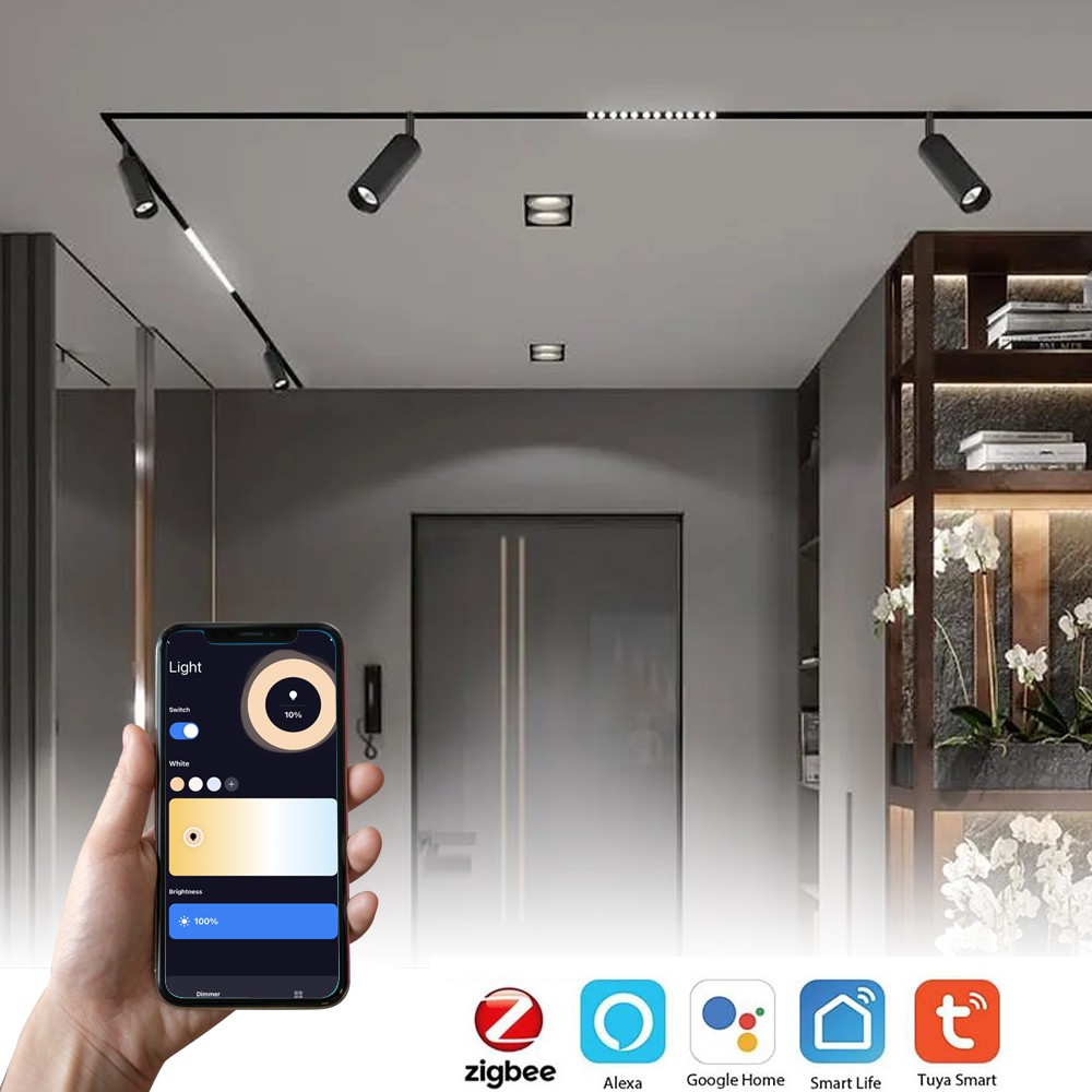 smart Димабилна Линиска Магнетна Светилка 12w (2700k 6500k) smart Димабилна Линиска Магнетна Светилка 12w (2700k 6500k)